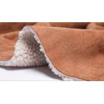 suede bonded faux sheepskin sherpa fabric Fabric high quality for sale