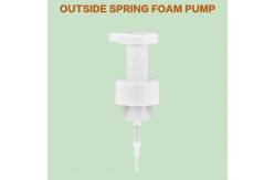 China White Foam Bottle Pump with Customized Pump Tube Length and Clip Lock Way supplier