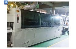 China PC PLC SMT Wave Soldering Machine AC380V 0.4MPa PCB Wave Solder Equipment supplier