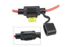 China Waterproof Auto Inline Fuse Holder 30A APM IP67 Mini Car Blade Fuse Holder supplier