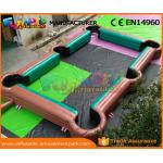 0.55mm PVC Tarpaulin Inflatable Sports Games Snooker Football / Table Soccer for sale