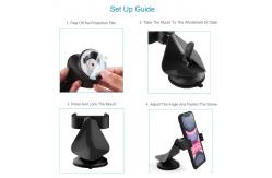 China Car Phone Mount Holder For Car Dashboard Windshield Air Vent supplier
