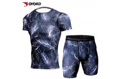China Gym Custom Rash Vests Non Harmful Chemical Material Odor Resistant supplier