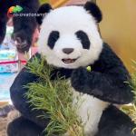 Realistic Robotic Animals Animatronic Panda For Amusement Park for sale