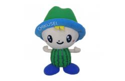 China 30cm Green Watermelon Boy Custom Plush Dolls Pillow Sofa Cushion Customize supplier