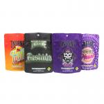 3.5g Smell Proof Mylar Bag Plastic Soft Touch Edibles Packaging Doypack for sale
