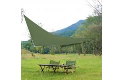 China Diamond Shaped Square Sun Shade Sail Canopy 210T Polyester Plaid Cloth Camping Canopy supplier