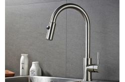 China ROVATE 2 Way Pull Down Kitchen Basin Faucet 360 Degree Rotation CE Approved supplier