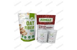 China Biodegradable Pouches Custom Kraft Paper Stand Up Pouch Resealable Ziplock Protein Powder Bags supplier