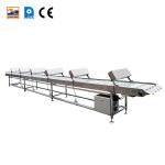 Industrial Marshalling Cooling Conveyor Cone Conveyor Belt With Adjustable Speed for sale
