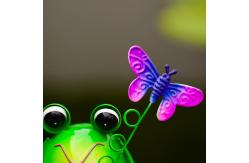 China Multiple Metal Garden Ornaments Sculptures Rustproof Frogs By The Pond supplier