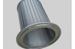 China Reversed Johnson Wedge Wire Rotating Drum Screen Tube For Municipal Wastewater supplier