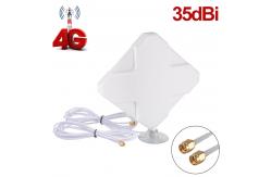 China 4g 35Dbi Long Range Signal Booster LTE Router Antenna With Dual Interface supplier