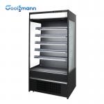 Food Open Showcase Chiller Supermarket Automatic Defrost Display Cabinet for sale
