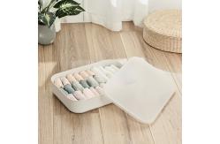 China 18L Office Desk Organiser Collapsible Plastic Bins For Cube Storage supplier