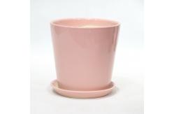 China Glossy Glazed Decorative Flower Ceramic Pots Easy Cleaning supplier