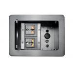 Tabletop Multimedia Conference Table Connection Box Alloy Finishing Panel for sale