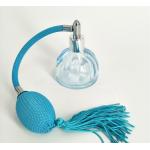 Glass Consmetic containers 100ml air bag spray ball shape glass perfume bottle for sale