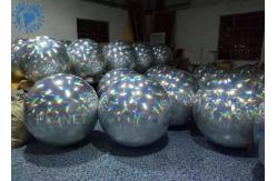 China Airtight Double Layer Disco 8m Inflatable Chrome Ball supplier