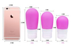 China Squeeze Refillable 90ml Silicone Travel Containers supplier