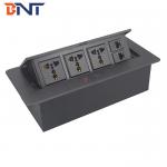 Pop Up Type Table Mounted Power Data Socket Outlet Box With RJ45 Data Ports for sale