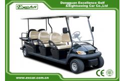 China Custom 2 Seater Electric Golf Carts 48v Trojan Battery / Electric Sightseeing Car supplier