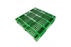 China Industrial Stackable Heavy Duty HDPE Plastic Euro Pallet For Forklift supplier