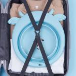 Plastic Collapsible Travel Foldable Wash Basin For Baby