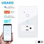 US Standard Type 118 WIFI 2 Gang Switch And Socket Combination for sale