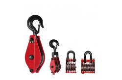 China Heavy Duty Double Sheave Snatch Lifting Pulley Block With Hook 2T supplier