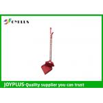 PP / PET Broom And Dustpan Set With Long Handle Various Printed Pattern for sale