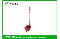 China PP / PET Broom And Dustpan Set With Long Handle Various Printed Pattern supplier