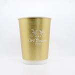 Disposable Drinking Paper Cup 450ml Round Lightweight Custom Printed for sale