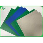 1.5MM 2MM Black Laminated Paper Cardboard With Gray Without Lamination Back