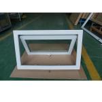 PVC Frame Double Glazed Sash Windows Waterproof Bathroom Awning Windows for sale