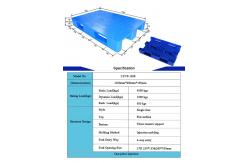China Industrial Stackable Euro Plastic Pallet Heavy Duty 1200mm×800mm supplier