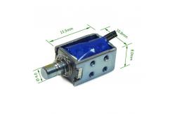 China DC3V Mini Open Frame Push Pull Solenoid For Smart Locker supplier