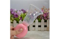 China BPA Free Latex Silicone Manual Breast Pump With Bottle Baby Sucking supplier