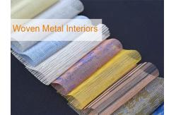 China 0.9mm Metallic Wire Mesh Art Design Glass Laminated supplier