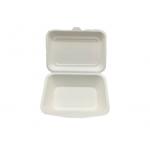 7×5 Inch Natural  Biodegradable Takeaway Food Containers for sale