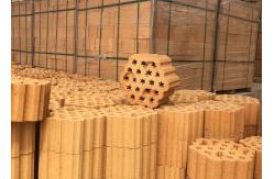 China Fireclay Checker Fire Proof Brick / Lattice Insulating Refractory Brick For Stove supplier
