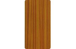 China Decorative Seamless Stainless Steel Clad Plate Dark Brown Woodgrain supplier