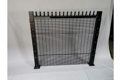 China Black Hot Dipped Galvanized Anti Climb Security Fencing 358 Anti Scaling supplier
