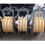 SHSQN660 large diameter stringing block with three wheels nylon wheel transmission parts pulleys for sale