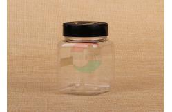 China Square Plastic Jar PET Material Screw Cap Spice Packing Transparent Plastic Jars supplier