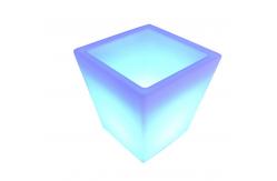 China Heat Resistance Custom Rotational Molding LED Flower Pot PE Planters supplier