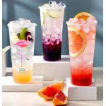 12oz 16oz 32oz Thick Plastic pp Injection Cup Transparent Custom Smoothie Milk Tea Boba Cups for sale