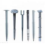 Stand Ground Screw Piles Strong Structure Solar Brackets Panel System Mounting for sale