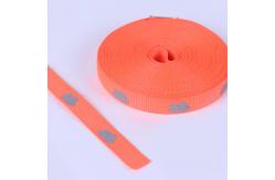 China Custom Elastic Polyester Jacquard Webbing Tape Elastic Polypropylene Coated Dog Leash supplier
