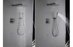 China Concealed Tap Bath Shower Mixer Set Matte Black Wall Mounted supplier
